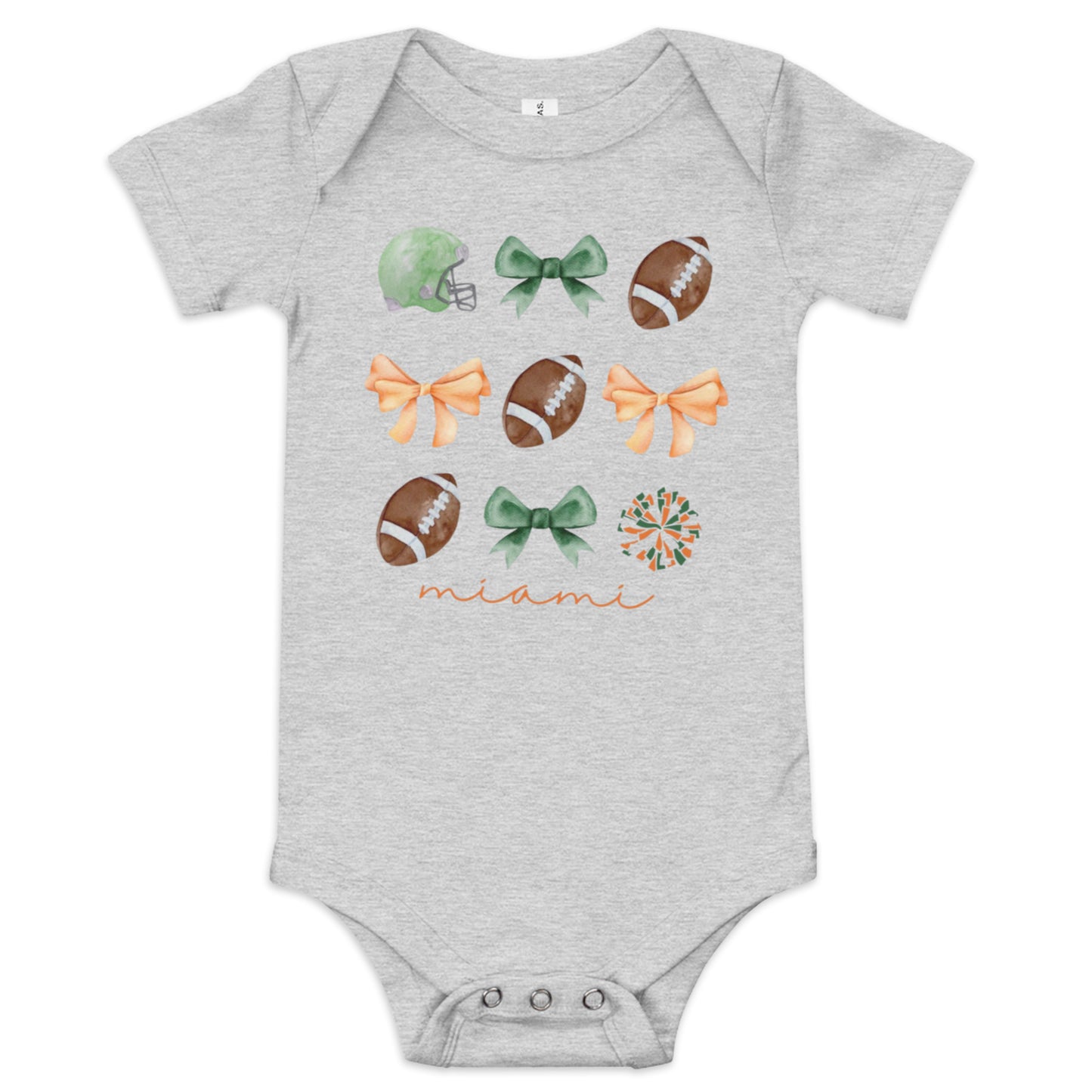 Miami Hurricanes Baby Onesie