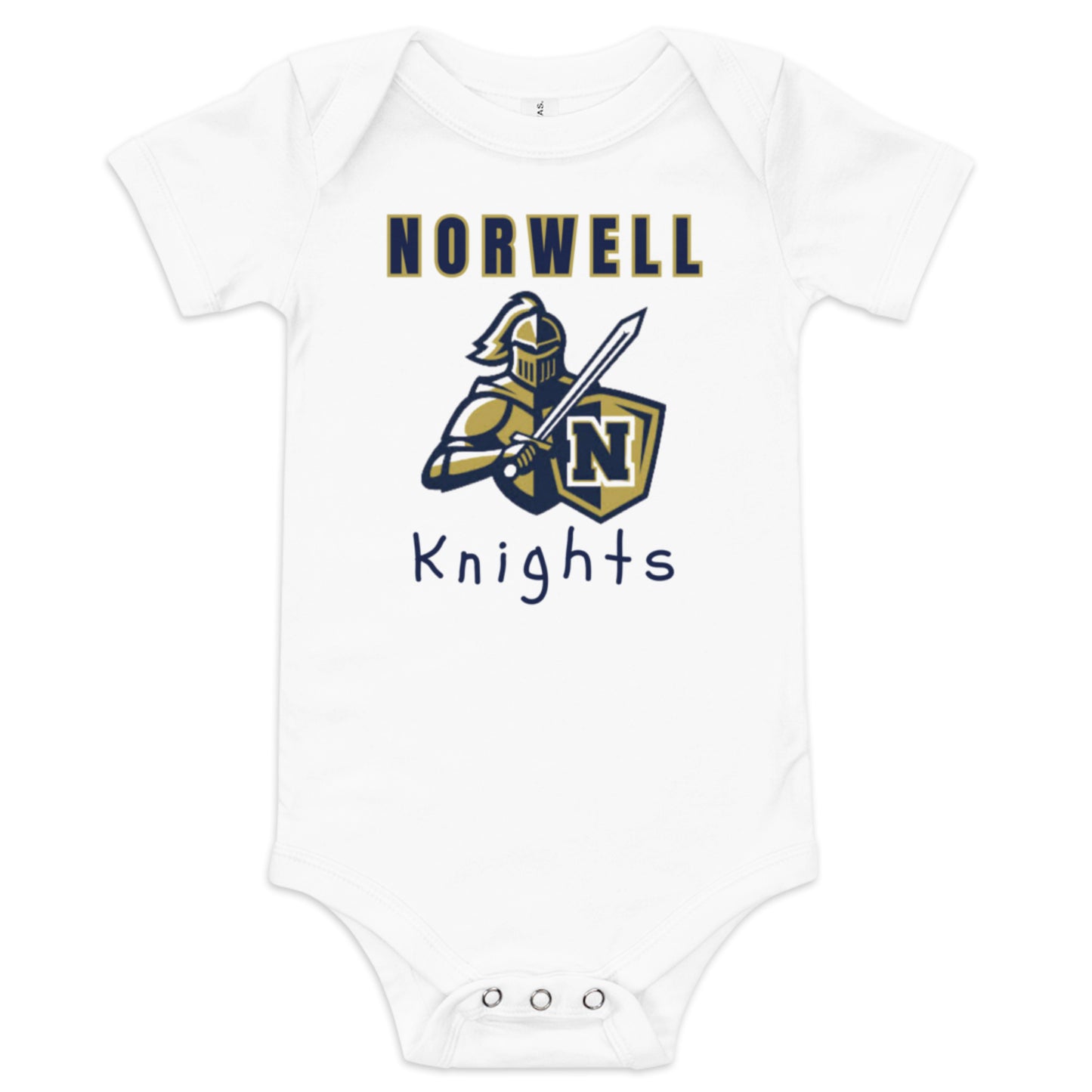 Norwell Knights Baby Onesie