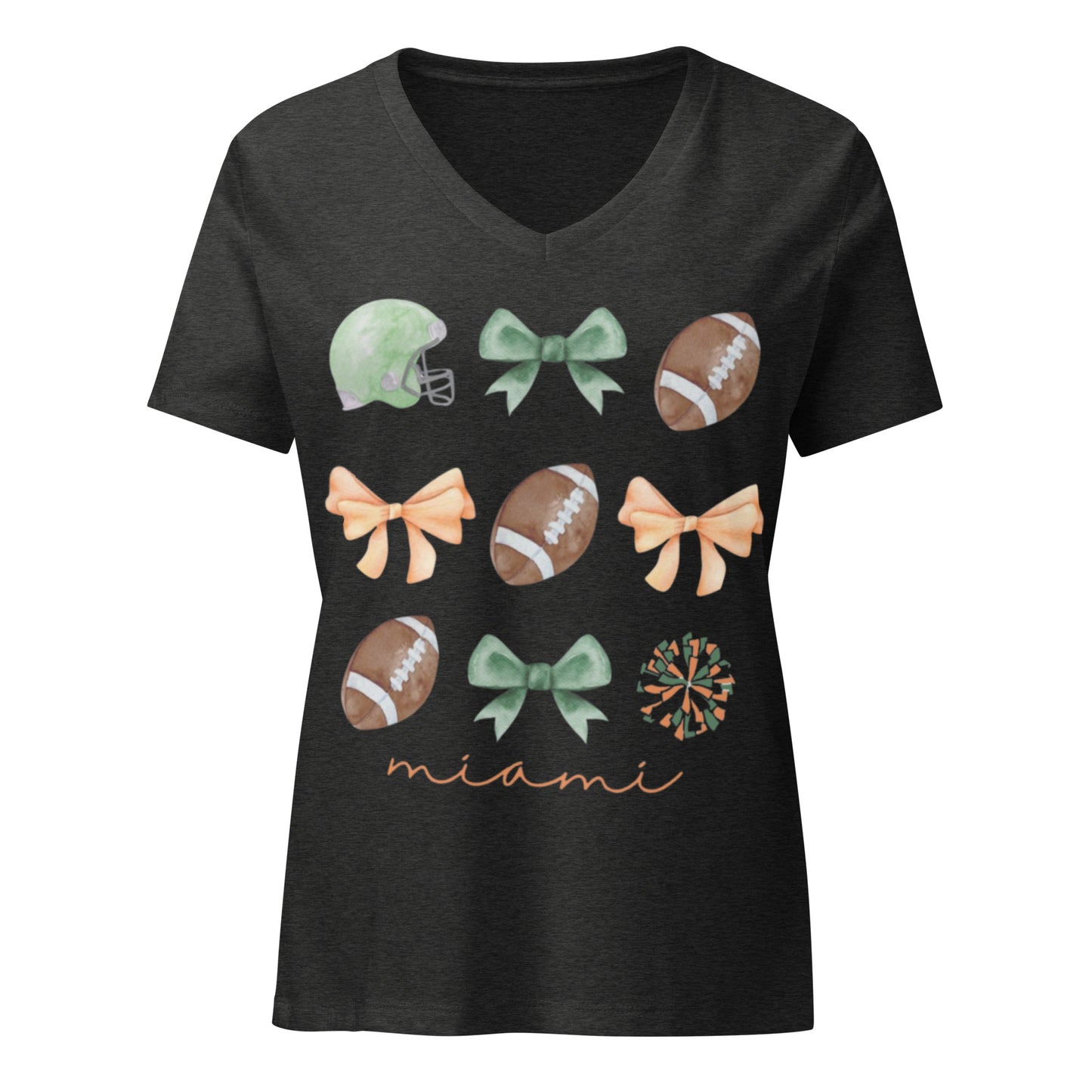 Miami Hurricanes Vneck T-Shirt