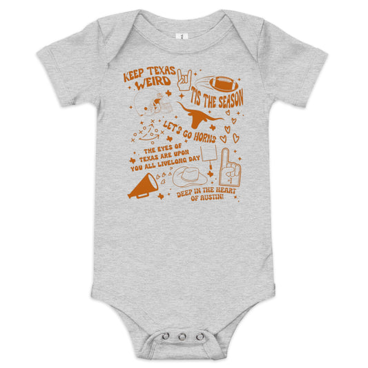 Texas Longhorns Baby Onesie