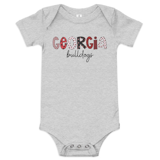 Georgia Bulldogs Baby Onesie