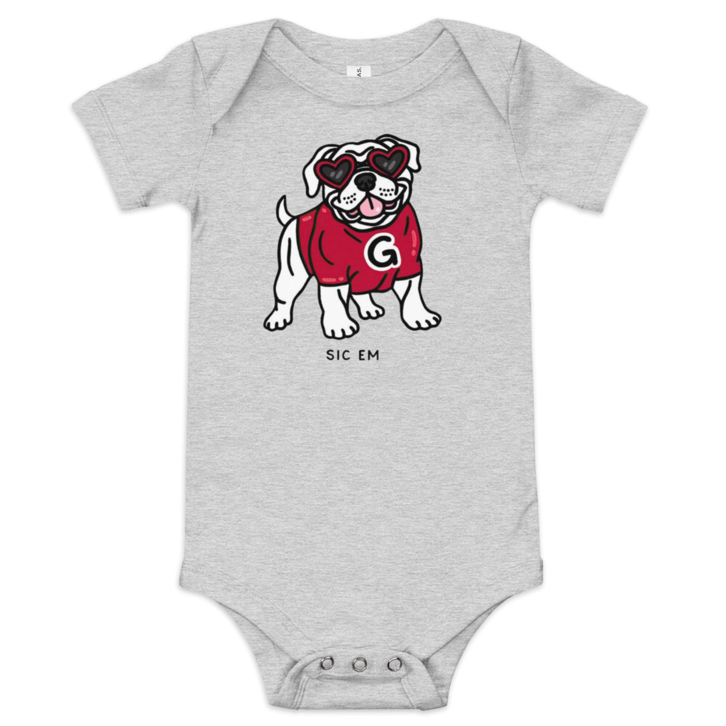 Georgia Bulldogs Baby Onesie