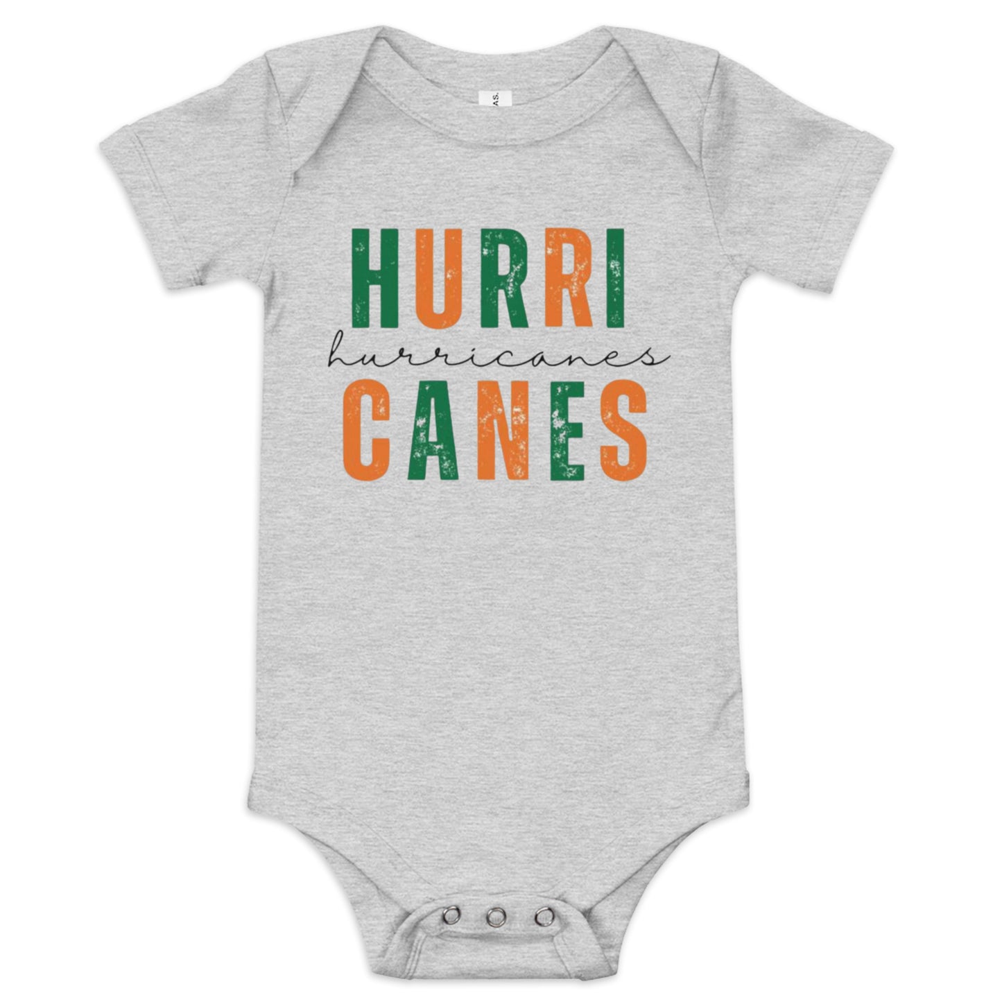 Miami Hurricanes Baby Onesie