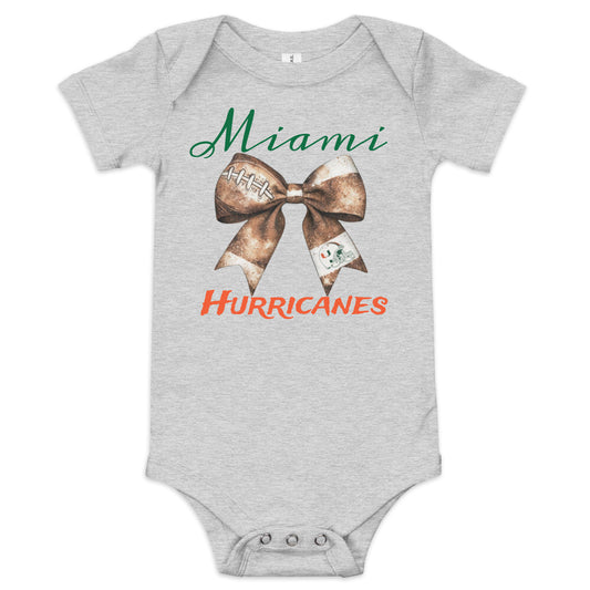 Miami Hurricanes Baby Onesie