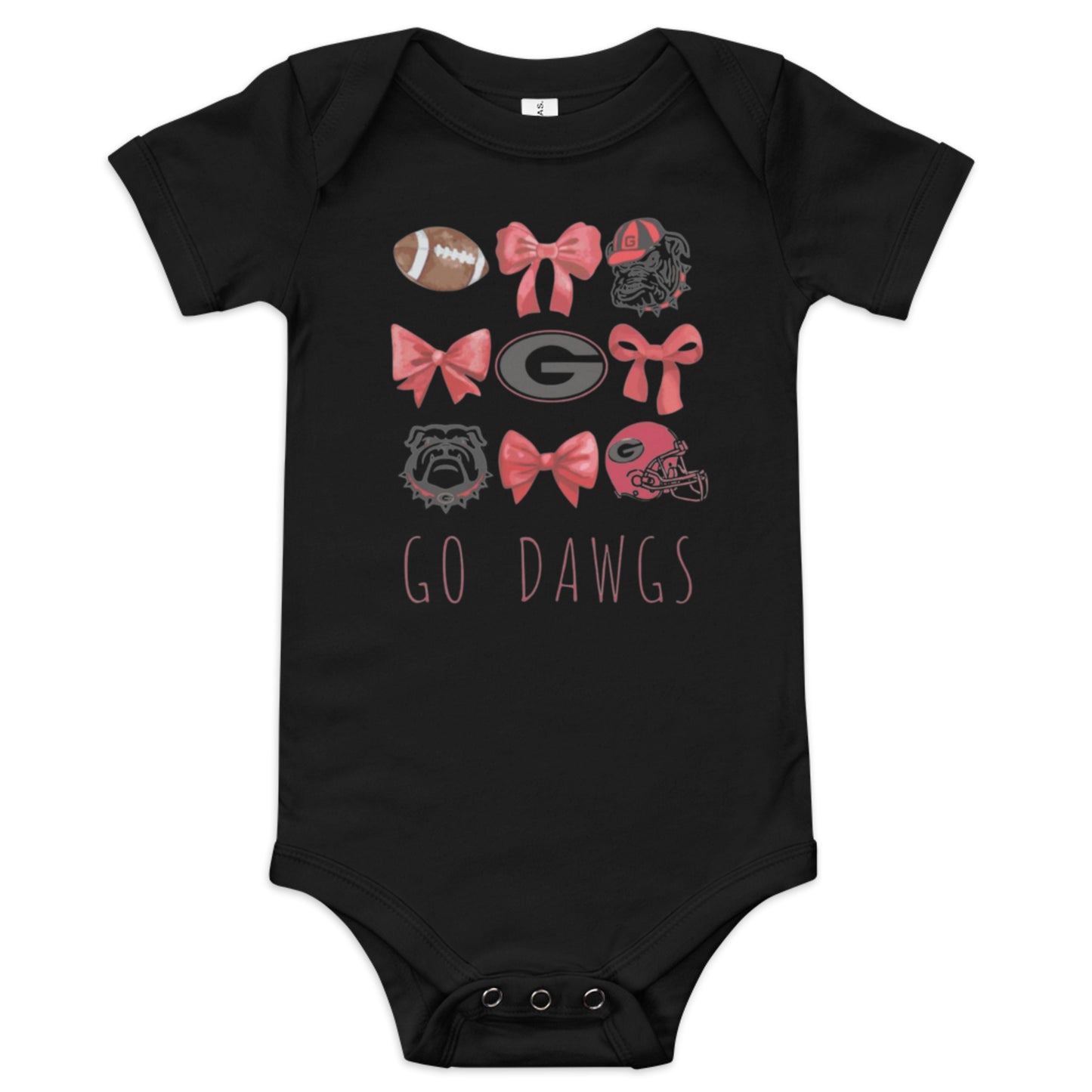 Georgia Bulldogs Baby Onesie