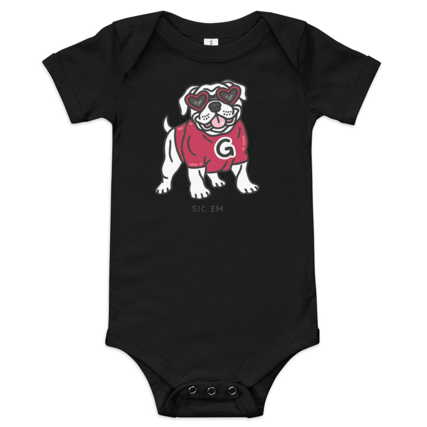 Georgia Bulldogs Baby Onesie