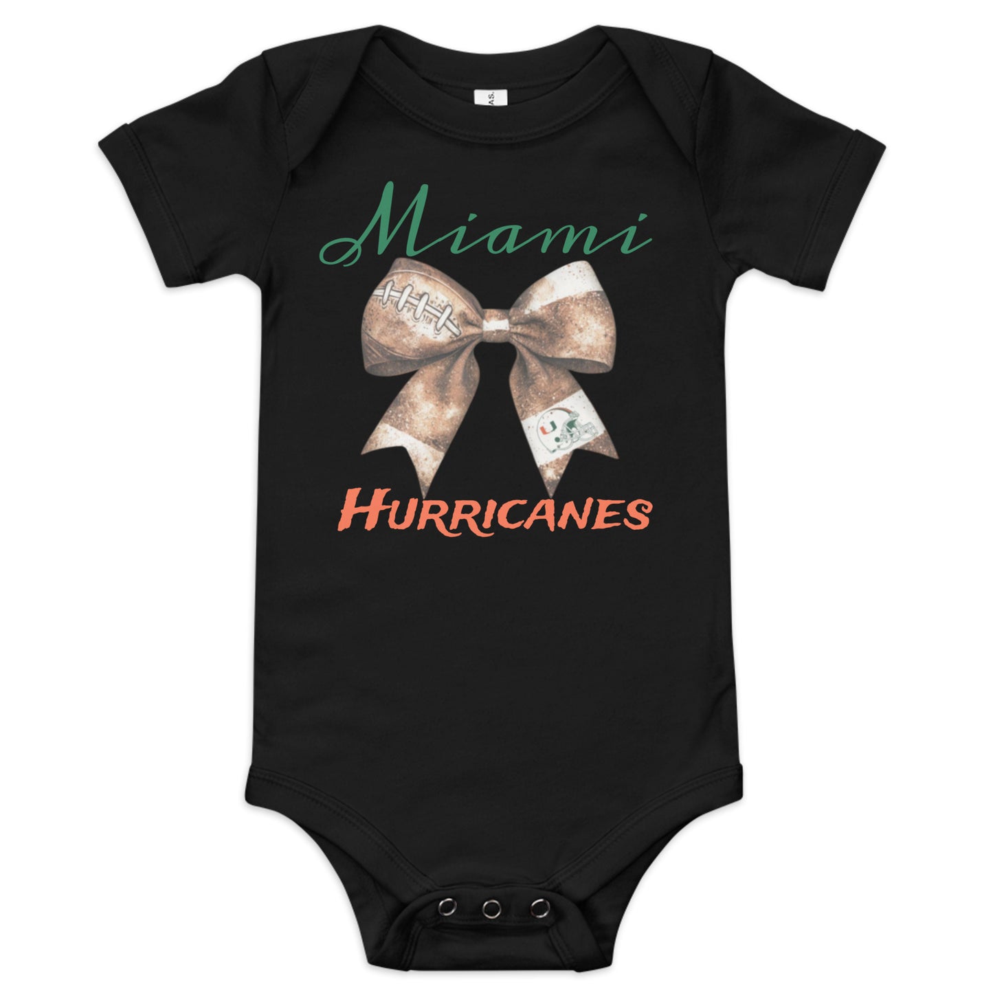 Miami Hurricanes Baby Onesie