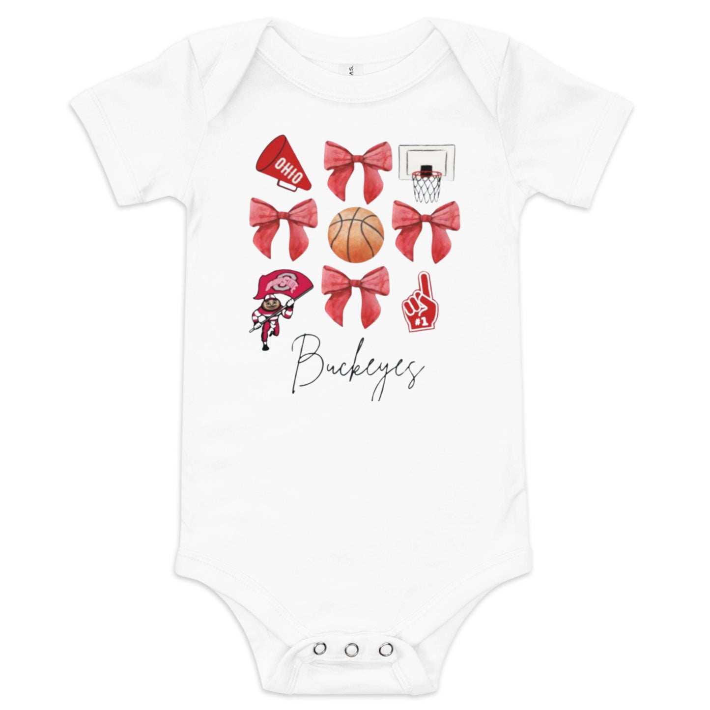 Ohio State Baby Onsie