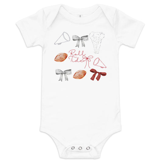 Alabama Rolltide Baby Onesie