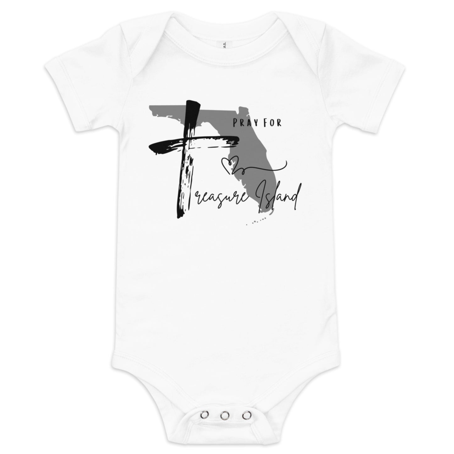 Treasure Island Florida Baby short sleeve one piece