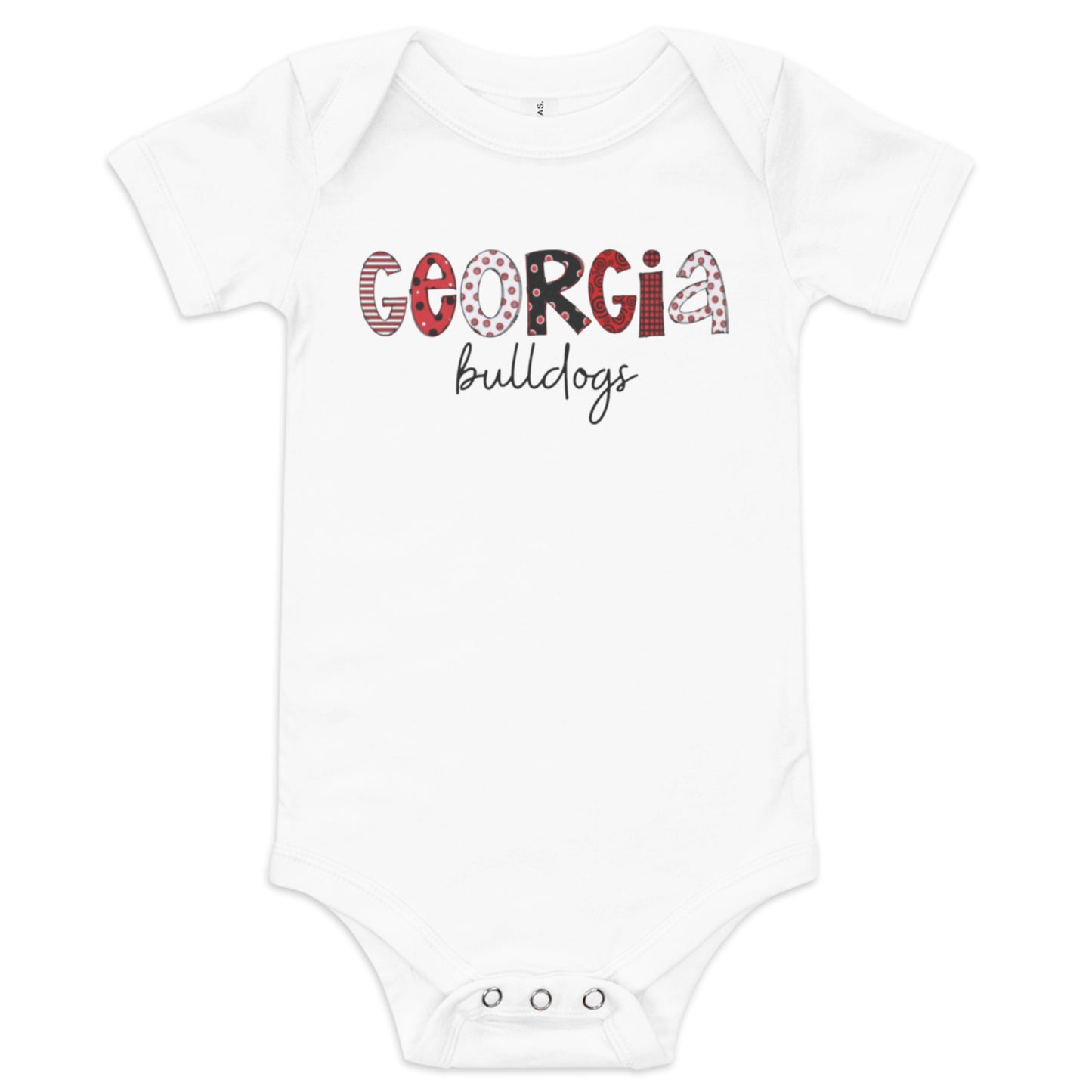 Georgia Bulldogs Baby Onesie
