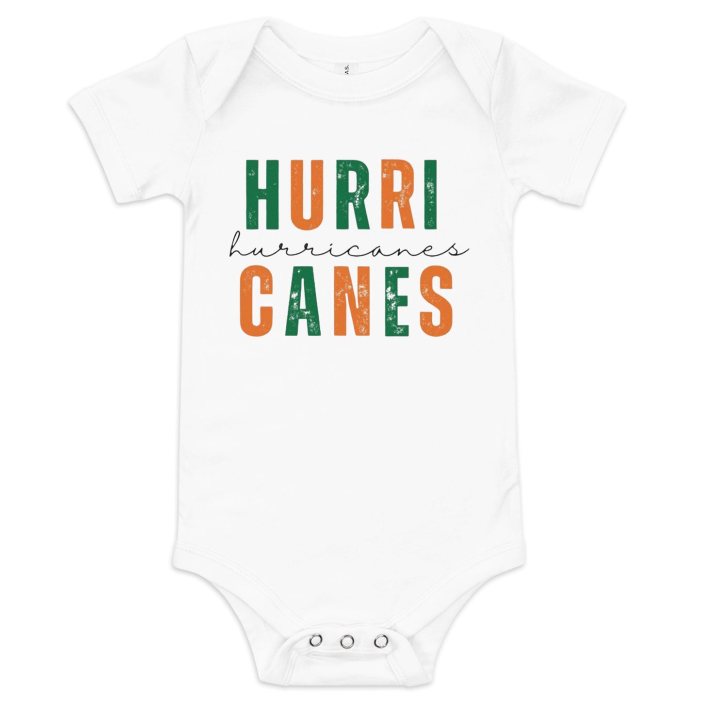 Miami Hurricanes Baby Onesie