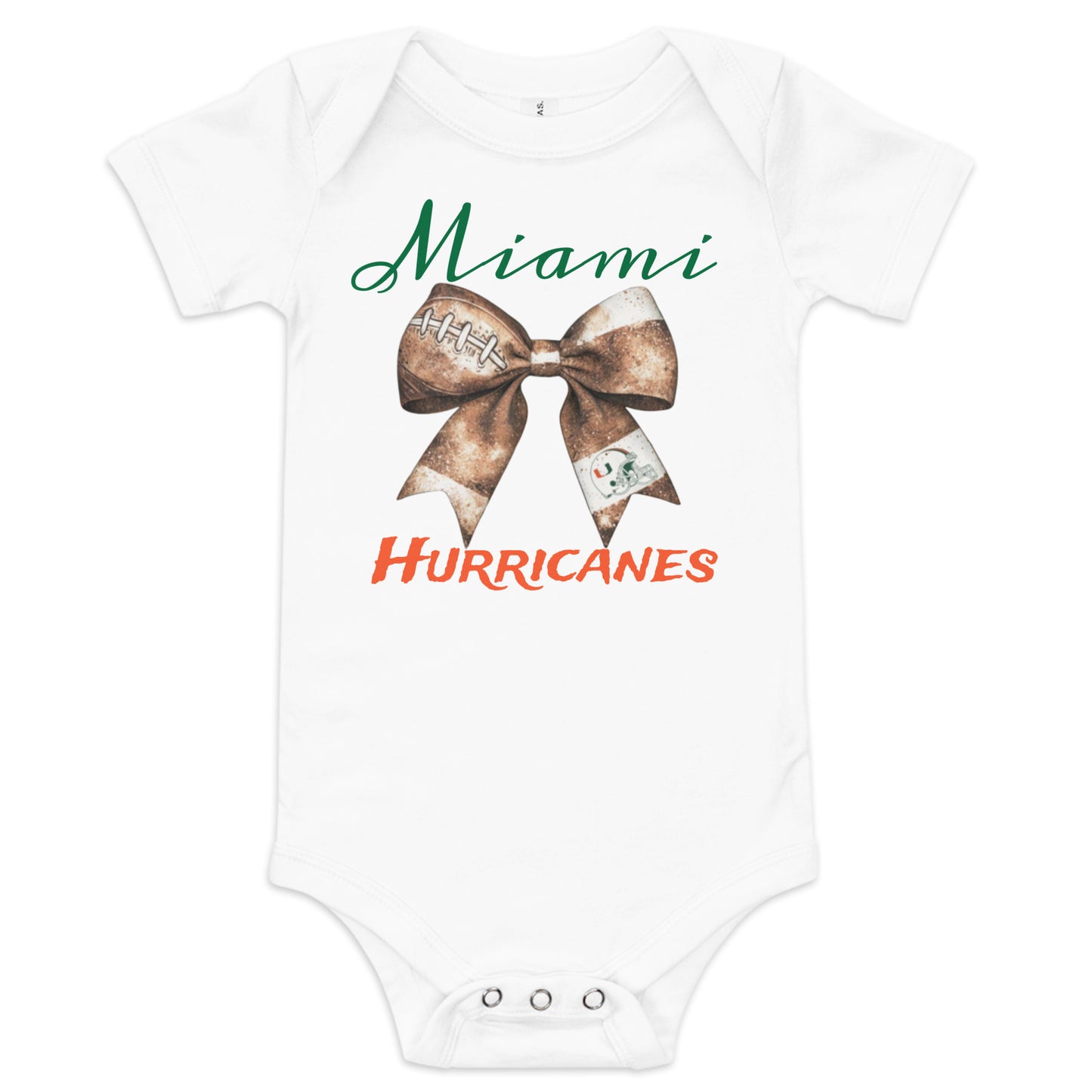 Miami Hurricanes Baby Onesie