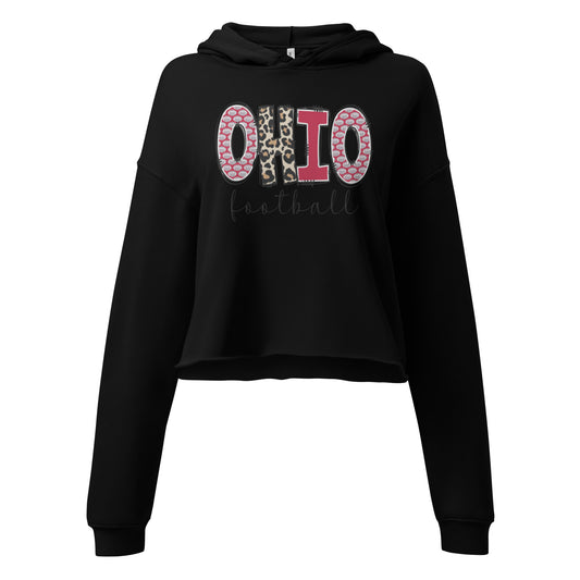 Ohio State Cropped Hoodie