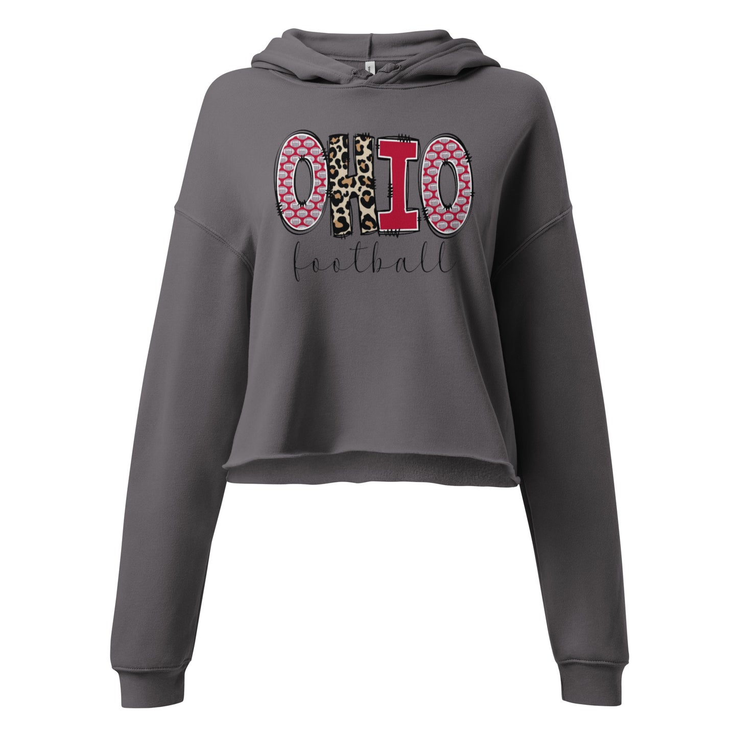 Ohio State Cropped Hoodie