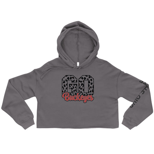 Ohio State Cropped Hoodie