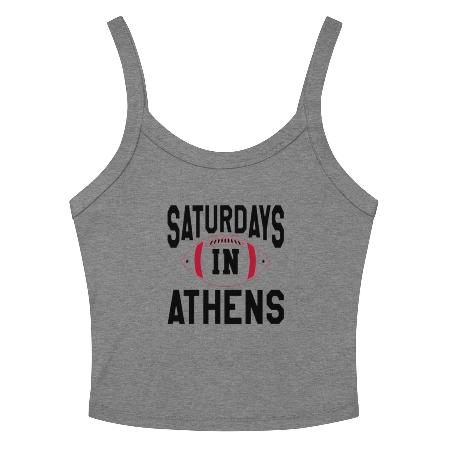 Georgia Bulldogs micro-rib tank top