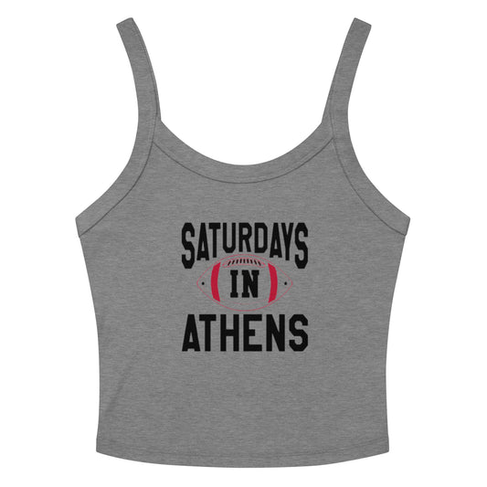 Georgia Bulldogs micro-rib tank top