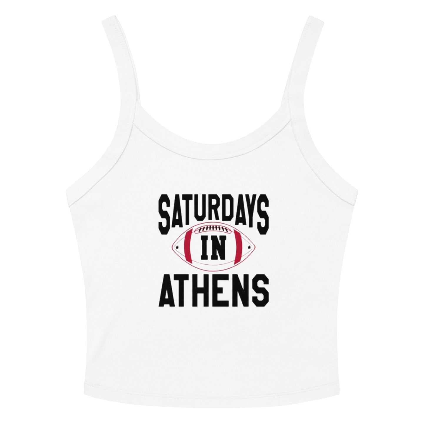 Georgia Bulldogs micro-rib tank top