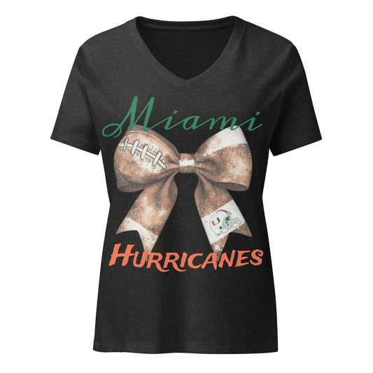 Miami Hurricanes Vneck T-Shirt