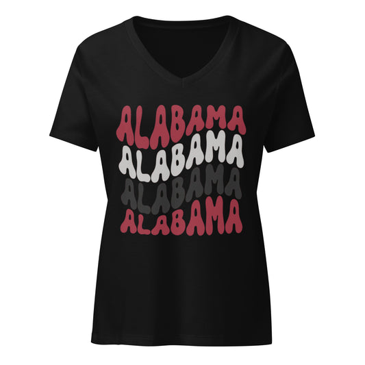 Alabama Rolltide Vneck Tshirt