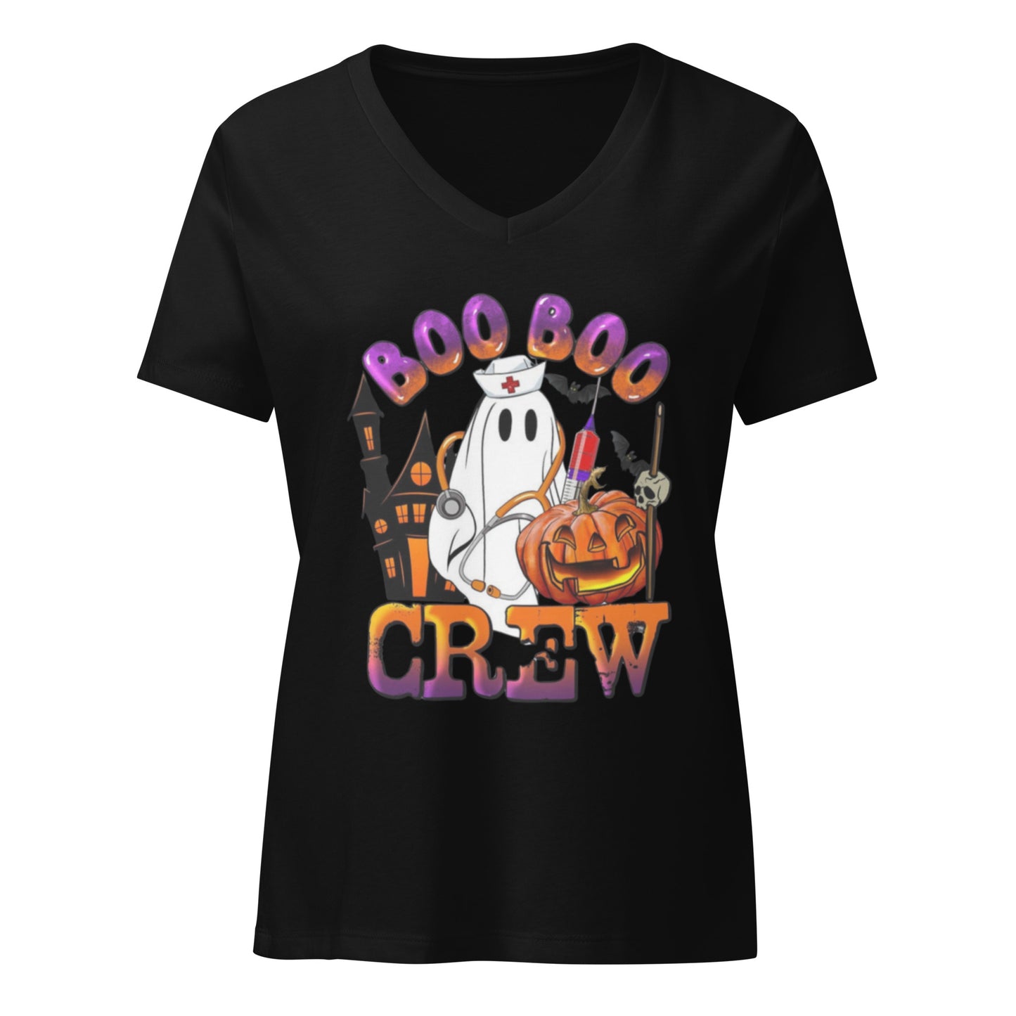 Halloween Vneck T-Shirt