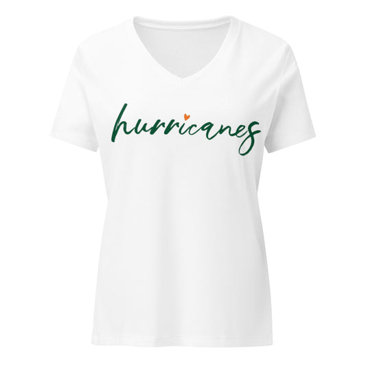 Miami Hurricanes Vneck T-Shirt