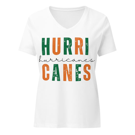 Miami Hurricanes Vneck T-Shirt