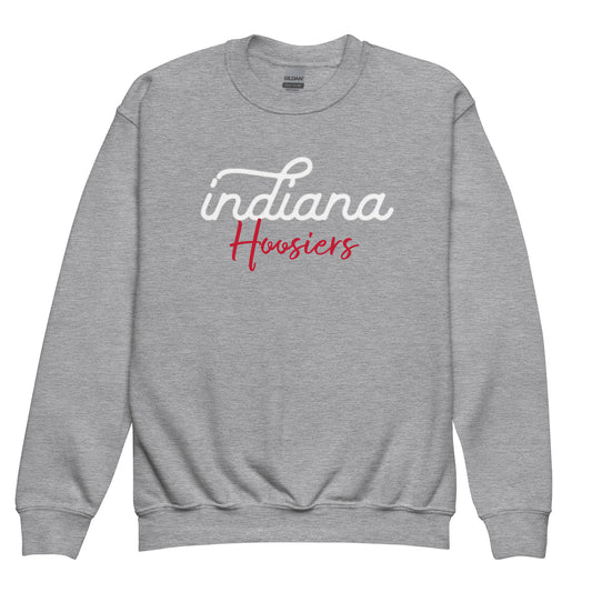 Indiana Hoosiers Youth Crewneck