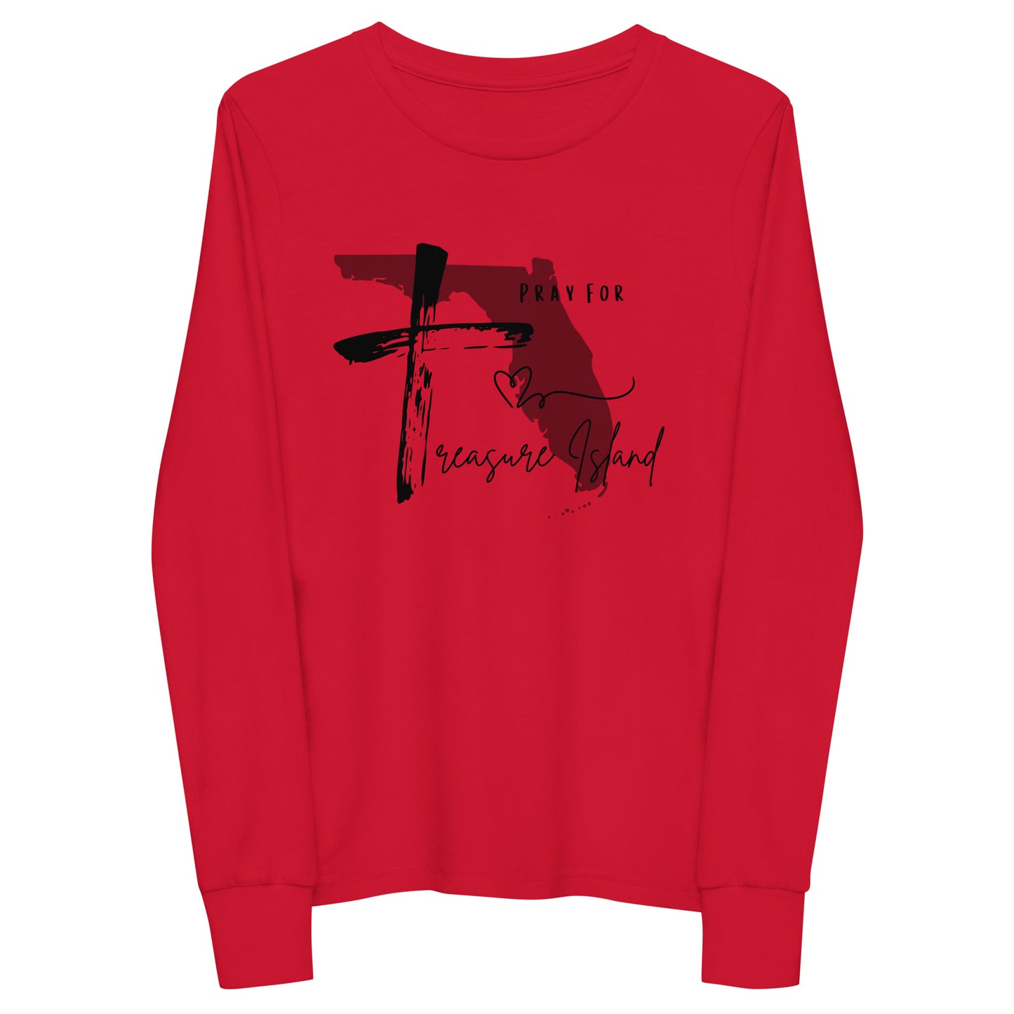 Treasure Island Florida Youth long sleeve tee
